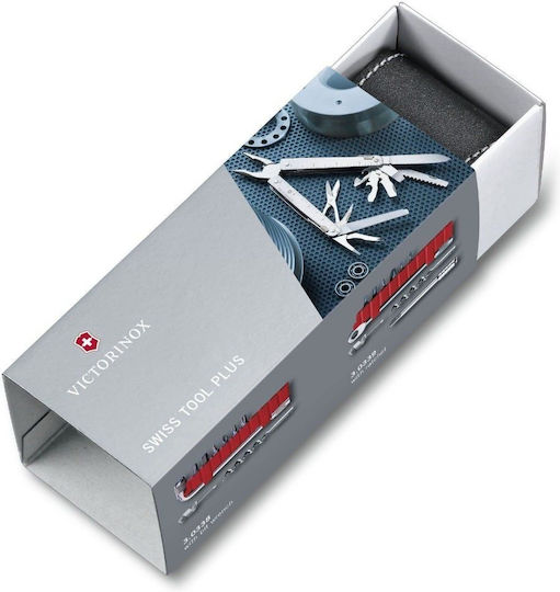 Victorinox Swisstool Πολυεργαλείο Μαύρο σε Δερμάτινη Θήκη