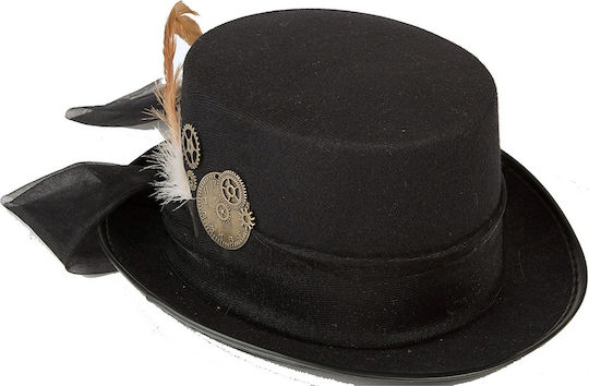 My Other Me Steampunk hat in half brim