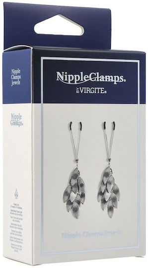 Virgite Щипки за Зърна в Сребрист Цвят 2бр