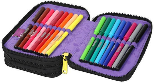 Coolpack Ученически Несесер За Моливи Supplies Jumper 3 Stitch Черен