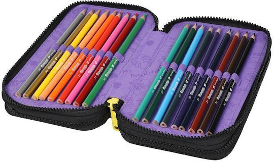 Coolpack Ученически Несесер За Моливи Supplies Jumper 3 Stitch Черен