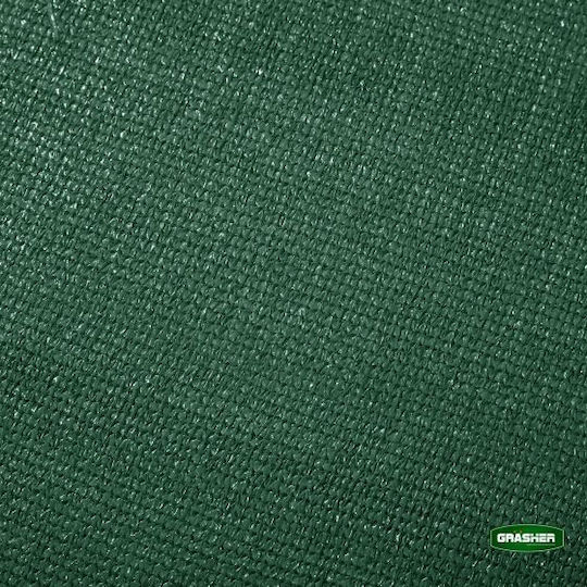 Grasher Rectangular Shade Divider Green With Hoop 0.9x6m 160gr/m²