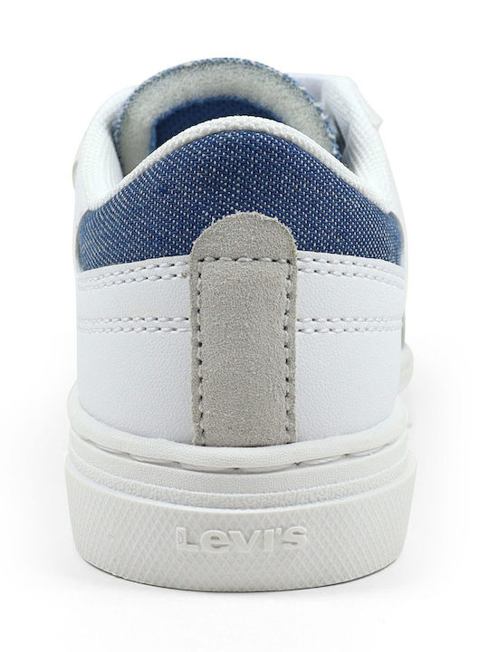 Mini Kids Sneakers with Scratch White