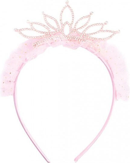 Carnival Accessory Headband Crown Tulle 3 Colors