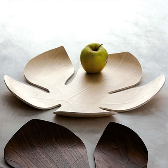 LegnoArt Platou Decorativ Oval Lemn Maro 1buc 40.5x41buc