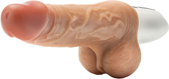Dr. Skin Silicone Dr. Hammer 7 Inch Thrusting Dildo With Handle Beige