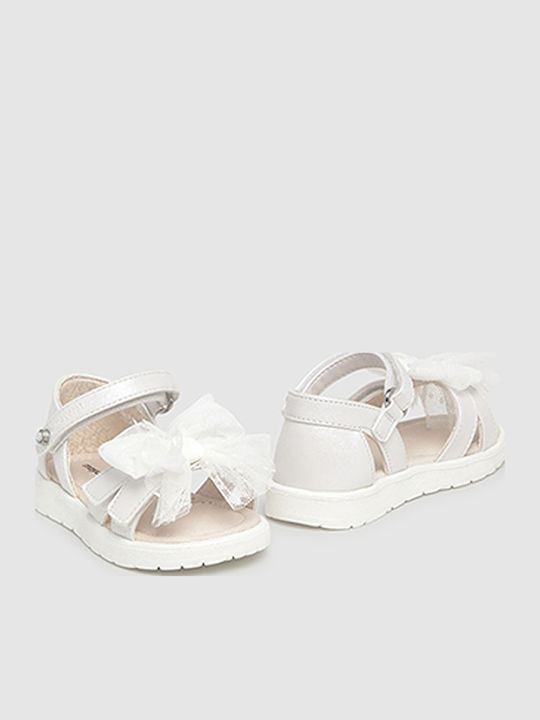 Mayoral Soft-Sole Baby Sandals White Mayoral Soft-Sole Baby Sandals White