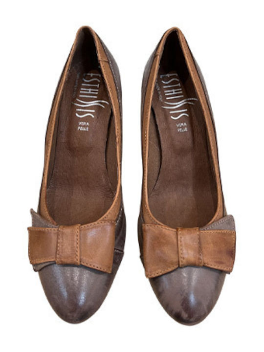 Patent Leather Brown Heels