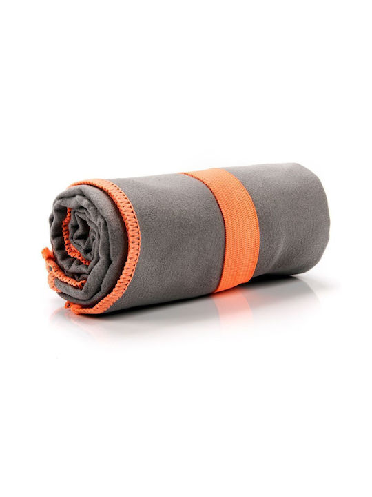 Meteor Microfiber Gray Gym Towel