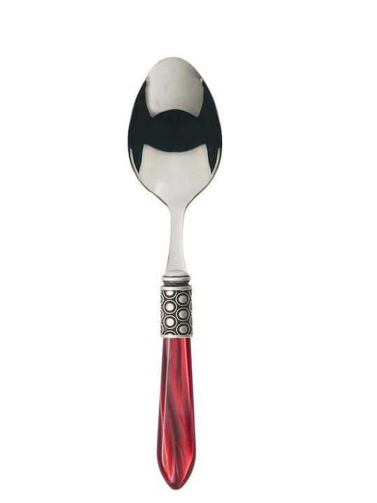 Casa Bugatti Optical Old-silver Сет ножове и вилице Неръждаеми Червени 24бр