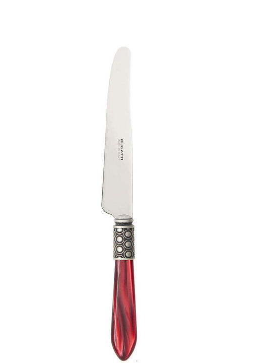 Casa Bugatti Optical Old-silver Сет ножове и вилице Неръждаеми Червени 24бр