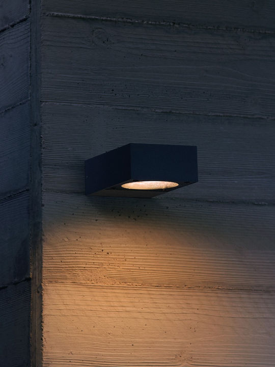 Ideal Lux Επιτοίχιο Εξωτερικό Φωτιστικό GX53 IP65 10x16x5εκ.