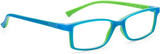 Milo & Me Children's Plastic Eyeglass Frame Blue 85010 26