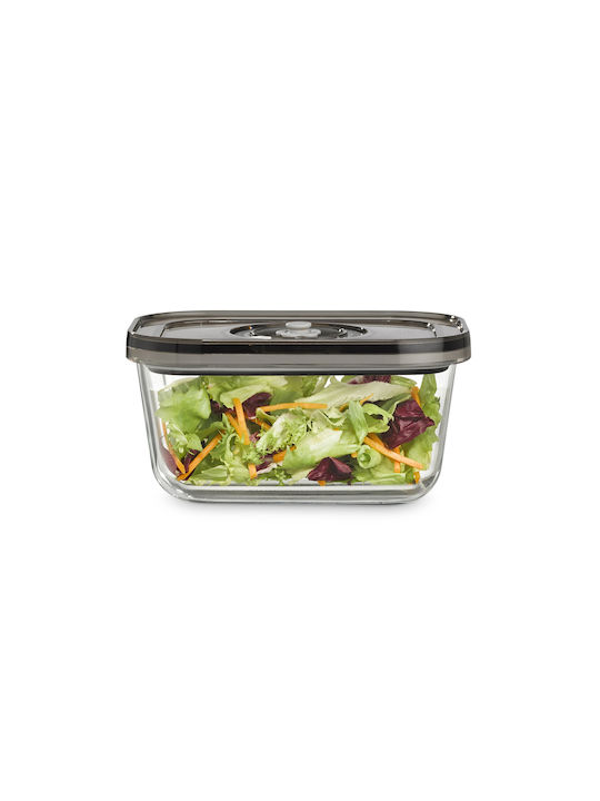 Caso Cutie pentru Mâncare Silicon Transparent Potrivit pentru Cuptor cu Microunde 10x7.5cm 2buc