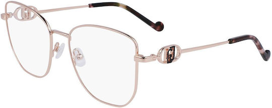 Liu Jo Women's Metal Gold Prescription Eyeglass Frame LJ2168-770