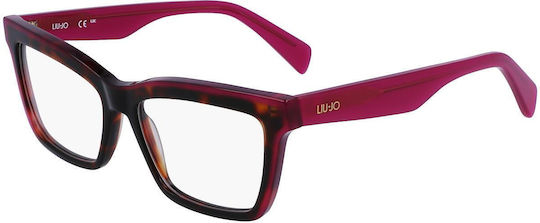 Liu Jo Plastic Eyeglass Frame Cat Eye Brown LJ2783-246
