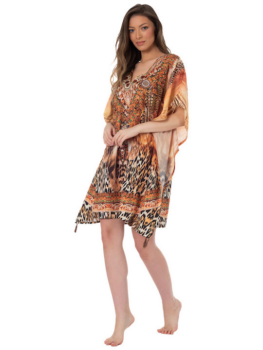 Indischer Kaftan Poncho Ar219-a Solo Me Damen 90cm x 90cm Einheitsgröße