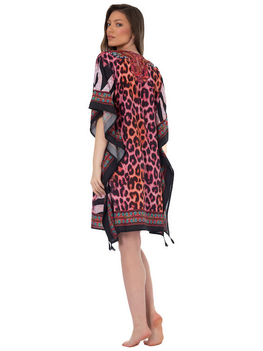 Indischer Kaftan Poncho Ar220-c Solo Me 90cm X 90cm Damen Einheitsgröße