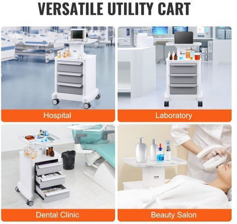 Vevor Τροχήλατο Τραπεζάκι Nursing SYSTCECKFBS4RMKUSV0