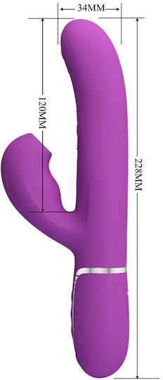 Pretty Love Perlita Vibrator Iepurele Violet