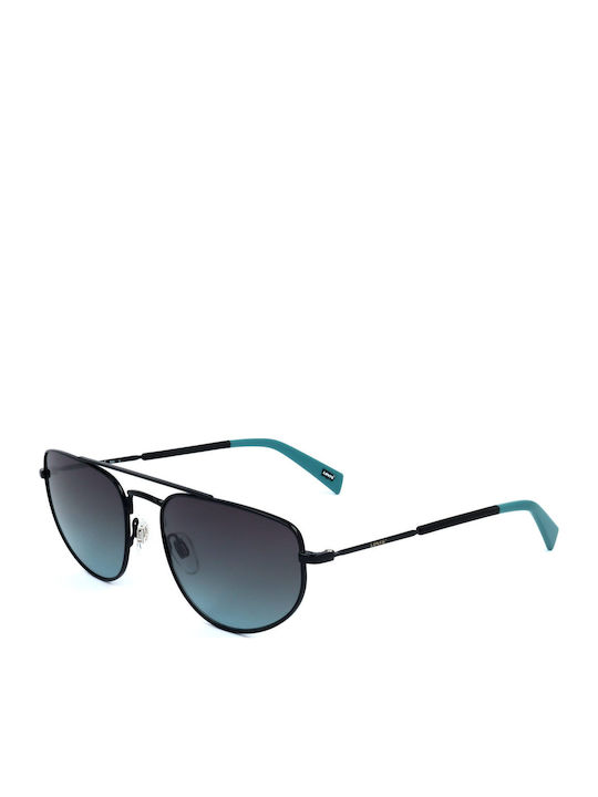 Levi's Unisex Sunglasses with Black Metal Frame and Black Gradient Lens LV1018/S 807/I7/S