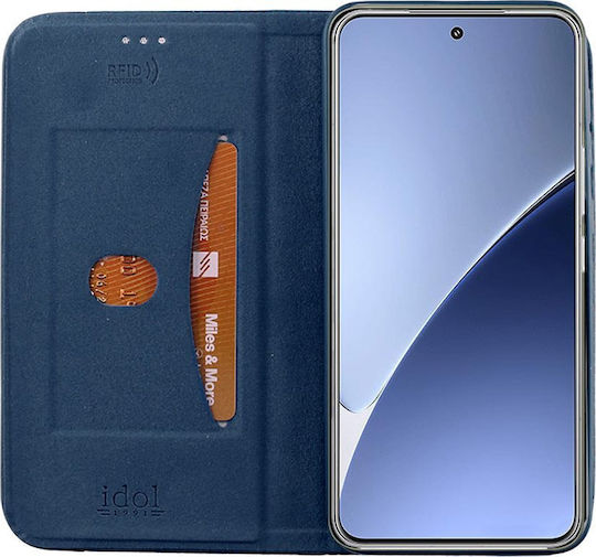 Idol 1991 Book Piele artificială / Silicon Albastru (Xiaomi 15 Pro)