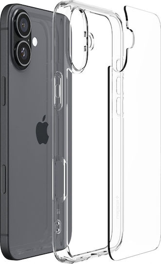 Spigen Crystal Hybrid Crystal Задна корица Силикон Прозрачен (iPhone 16)