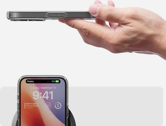 Spigen Crystal Hybrid Crystal Задна корица Силикон Прозрачен (iPhone 16)