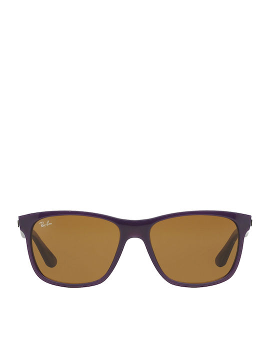Ray Ban Highstreet Γυαλιά Ηλίου με Κοκκάλινο Σκελετό Ray Ban Highstreet Γυαλιά Ηλίου με Κοκκάλινο Σκελετό