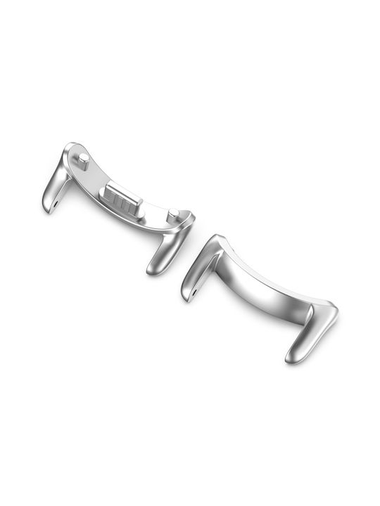 Xiaomi Smart Band 9 14mm 1 Ζεύγος Μεταλλικό Συνδετήρα Ζώνης Ρολογιών Ασημί