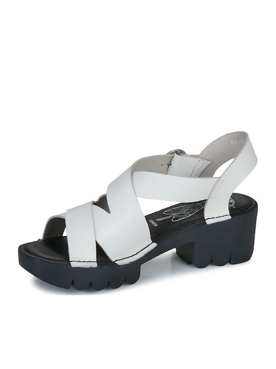 Sandalen Weiß