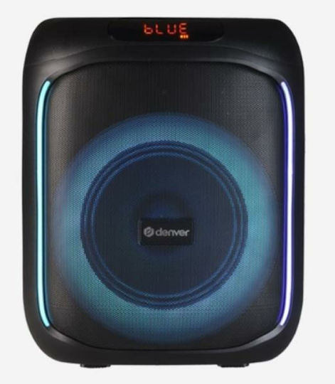 Denver BPS-165 Ηχείο Bluetooth 20W με Διάρκεια Μπαταρίας έως 8 ώρες Μαύρο
