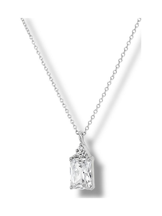 Xryseio from White gold 9 K with Zircon