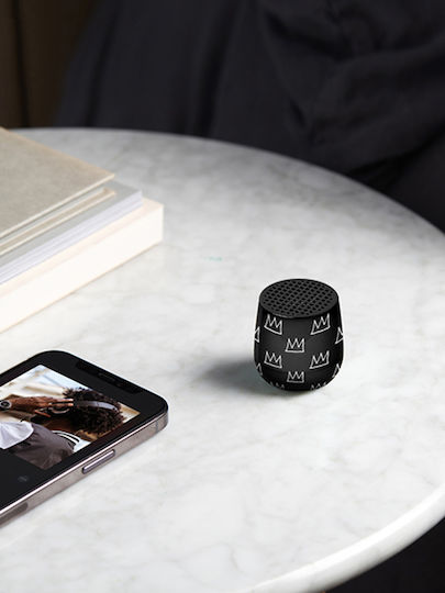 Lexon Mino+ Ηχείο Bluetooth 3W με Διάρκεια Μπαταρίας έως 3 ώρες Crown Black