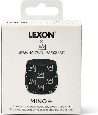 Lexon Mino+ Ηχείο Bluetooth 3W με Διάρκεια Μπαταρίας έως 3 ώρες Crown Black