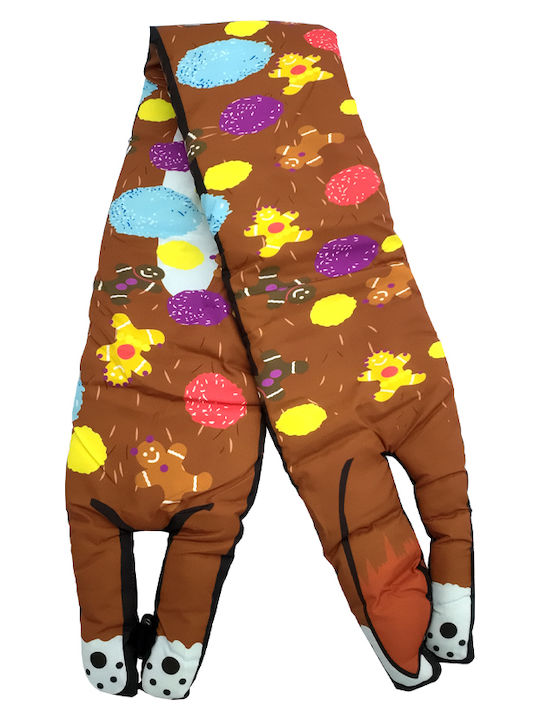 Kids Scarf Brown