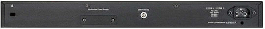 D-Link DGS-3130-30PS/E Gestionat L3 PoE+ Switch cu 24 Porturi Gigabit (1Gbps) Ethernet și 4 Porturi SFP
