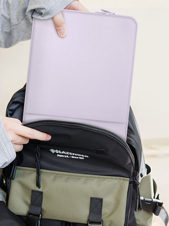 Tech-Protect Neopren Чанта за лаптоп 14" в Лилав цвят