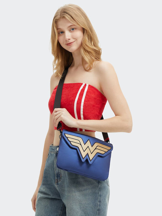Damentasche Schultertasche Blau