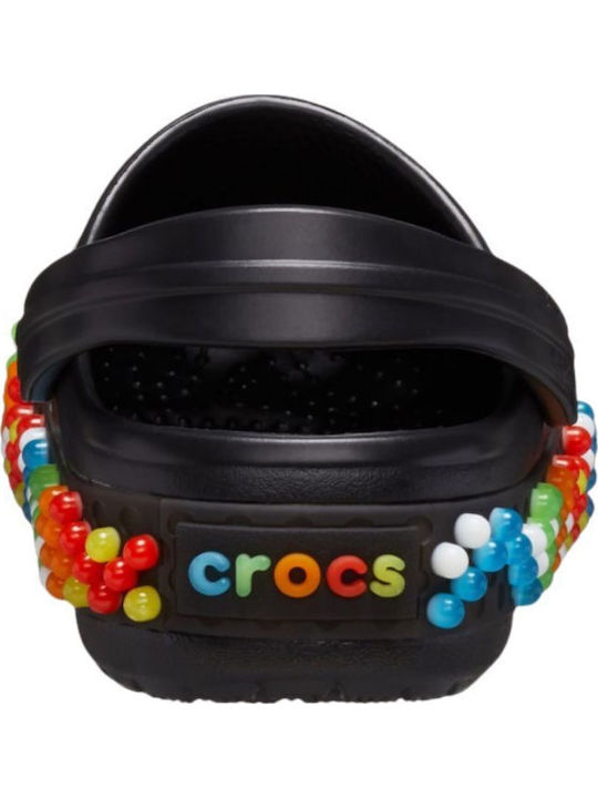 Crocband Παιδικά Ανατομικά Σαμπό Θαλάσσης Μαύρα