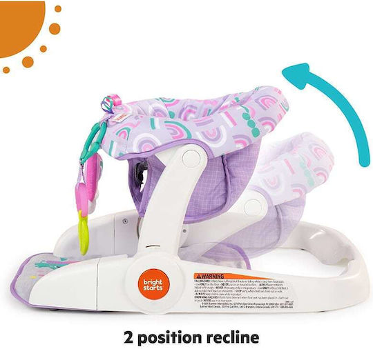 Bright Starts Lern- und Aktivitätssitz 2-in-1 Sitzposition Lila Paradies