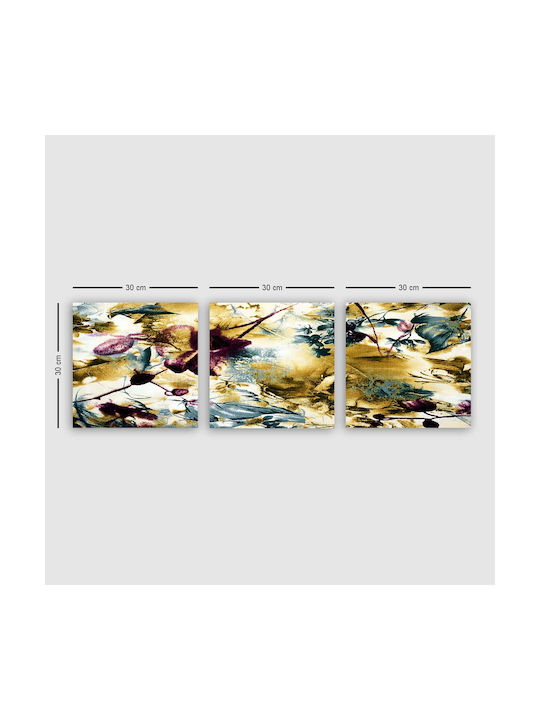 Triptych Painting 30x30 A-g 564rmy1245 P216207 30x30 Wooden