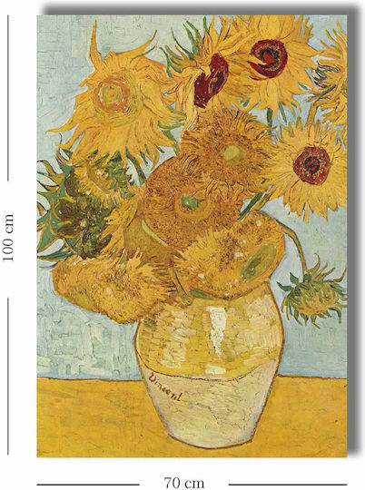 A-g Vase Αντίγραφο του Van Gogh σε Καμβά