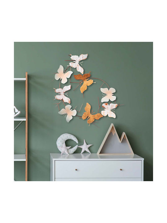 Διακοσμητικό Τοίχου 80x80 A-g Butterflies 891tnl2384 80x80