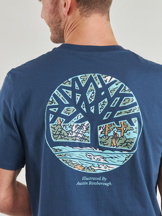 Tree T-Shirt Blau