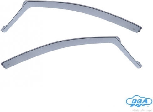 DGA Set of Windbreakers Front Car Dark Fime for Fiat Ducato 1981-1994 2pcs