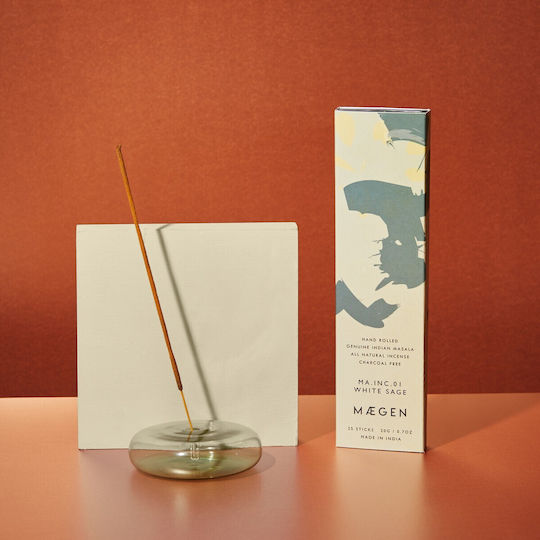 White Sage 25 Αρωματικά Στικ Κάυσης Masala 20cm Maegen