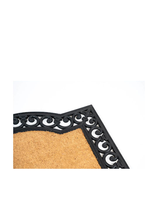 Sdim Entrance Mat Coir Rubber Non-slip Backing Impala 541 Plain 60x80cm