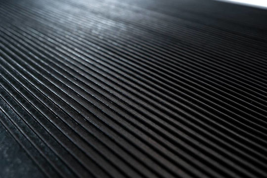 Sdim Rutschfeste Eingangsmatte Gummifingerspitze Schwarz 46x70cm
