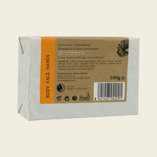 Essabo Natural Calendula Baton de săpun pentru Corpul 100gr